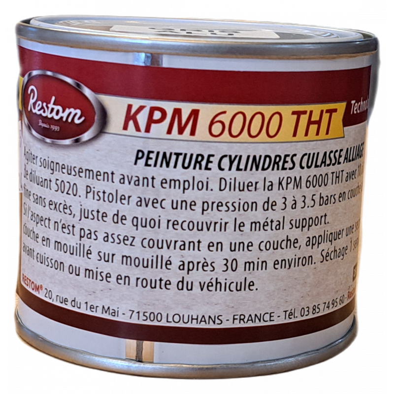 KPM 6000 THT, peinture cylindres, culasses